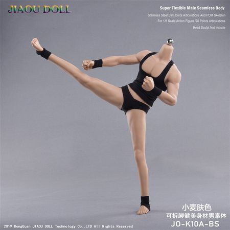 1/6 JO-K10A  Male Muscular Encapsulated Body Detachable foot Model