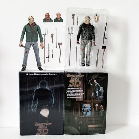 Friday The 13th Toys Freddy Jason Voorhees Action Figures Model Toy Doll NECA Horror Figure Gift