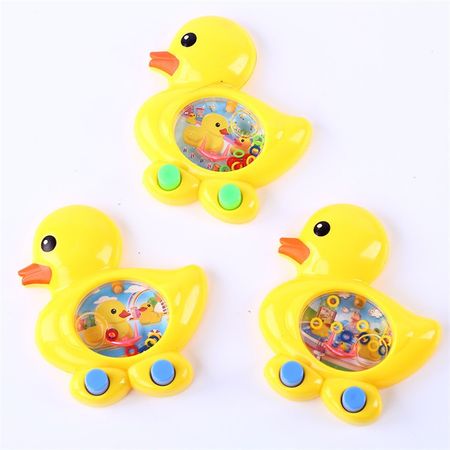 Plastic Water Ring Machine Circle Game Toys For Kids Educational Nostalgic Childhood Retro Circling Cartoon Duck Funny Toy Gifts