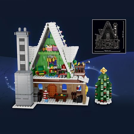 City Creator Expert The Winter Village Model Building Blocks Gingerbread House Bricks Kids Toys Christmas Santa Claus DIY Gifts