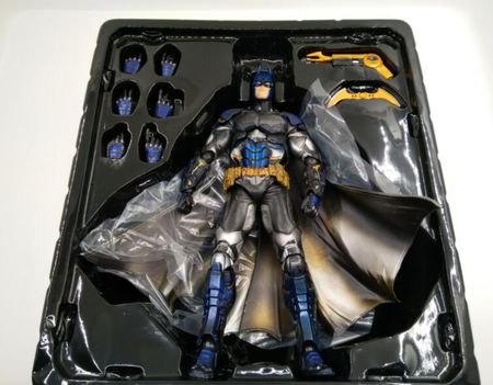PLAY ARTS 27cm Batman : Arkham Knight Special Blue Black Version Action Figure Model Toys