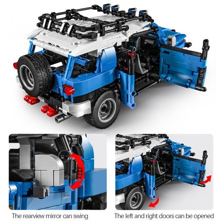 City Creator Pull Back Technic Racing Car Model Building Blocks MOC Offroad Super Sports Vehicle Mechanical Bricks Gifts Toys