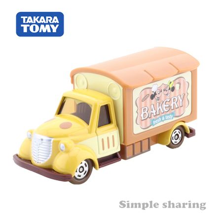 Takara Tomy Tomica Disney Motors DM-03 Goody Carry Bakery Truck Car Hot Pop Kids Toys Motor Vehicle Diecast Metal Model New