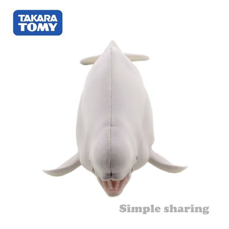 Takara Tomy ANIA Animal Advanture AS-16 Beluga Whale Resin Kids Educational Mini Action Figure Toy Bauble