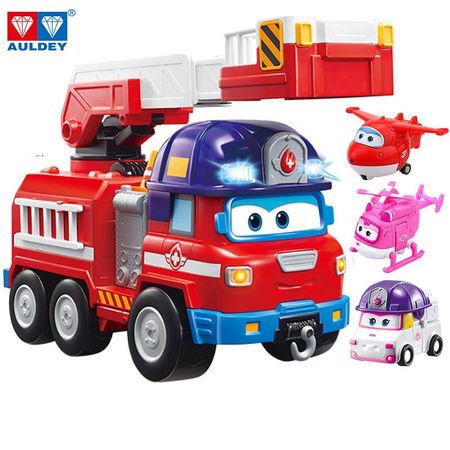 Genuine AULDEY large wing aircraft, Dapeng robot toy, Karl and Dayong rescue vehicle, fire truck toy, children's gift