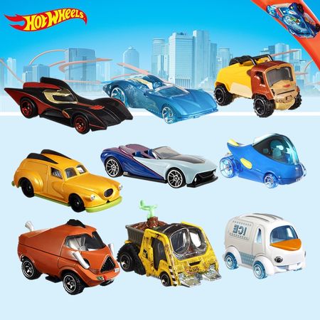 Hot Wheels Sports Car Princess Classic Character Theme Series Girls Car Toys for Children HotWheels Toys for Kids Diecast Gifts