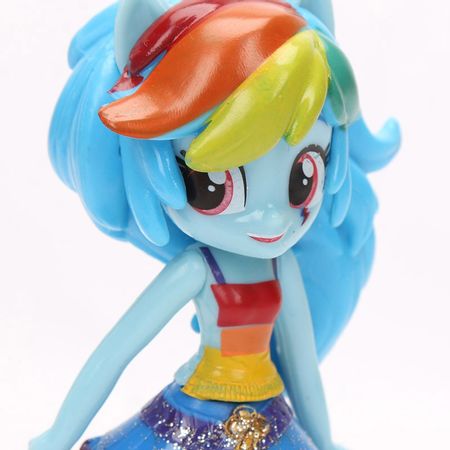 12cm-15cm My Little Pony Toys Friendship Is Magic Pony Figure Set Twilight Sparkle Rainbow Dash Fluttershy Model Doll Dolls toys