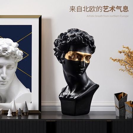 15CM Abstract Sculpture Resin David People Statues for Decoration Statue Home Decoration Accessories Mythology Europe Modern