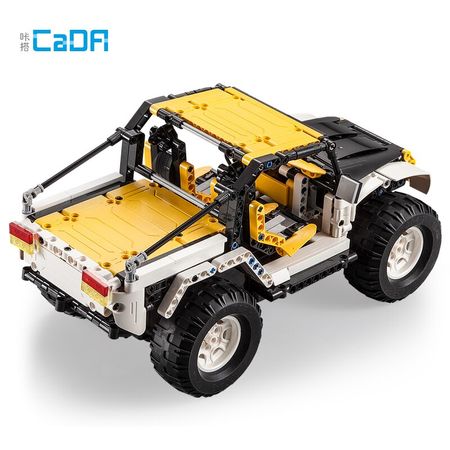 Cada City Technic Series Jeeps Wrangle Model Kit Building Blocks AWD SUV Vehicle RC Bricks Speed Racing Car Educational Kid Toys