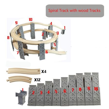 26PCS With wood trac