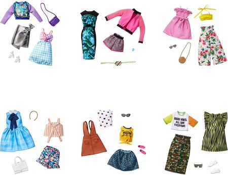 Original Barbie Accessories Dress Outfits Dolls Clothes Toys for Girls Bag Necklace Fashion Clothing Change Set Gifts Princess