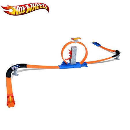 Hot Wheels Racing Car 3Style Set Easy Style High Speed Competition Car Hotwheels Track Toy Children Day Gift For Kid Model BGJ0