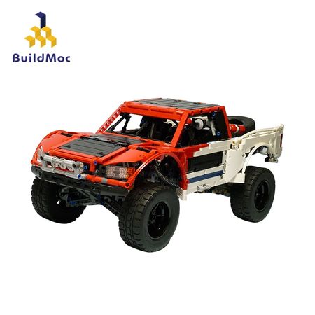 BuildMOC 2314 PCS Technic MOC Series SUV Car Pickup Truck Bricks 3662 Model Building Kits Blocks Toys Boys Gift