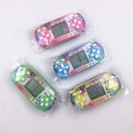 Tetris Game Children Handheld Game Box Mini console Electronic Pets Toys Educational Electronic Toys Portable Built-in 23 Games
