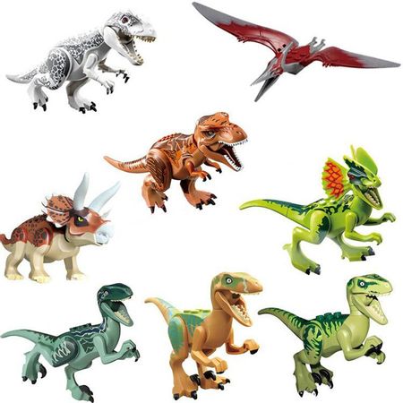 Jurassic Dinosaur World Figures Tyrannosaurs Rex Building Blocks Compatible With Dinosaur Toys For Children