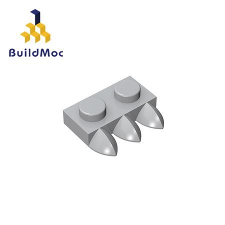 BuildMOC Compatible Assembles Particles 15208 2x1 For Building Blocks Parts DIY LOGO Educational Tech Parts Toys