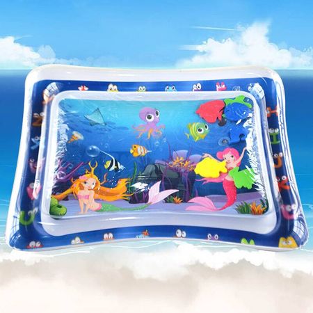 Inflatable Water Mat for Babies Designs Baby Kids Water Play Mat Safety Cushion Ice Mat Early Education Toys