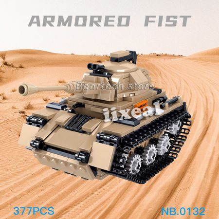 Fit Lego War Tank Tactical Vehicle Main Battle  Military DIY Creative Tanks Building Blocks Technic Bricks Hobby Boy Toys