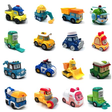 Korea Kids Toys Robot Poli Roy Haley Anime Metal Action Figure Toys Car For Children Best Gift