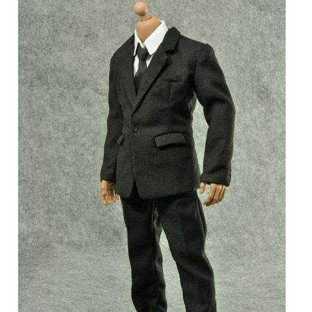 1/6 Male Figure Accessory  ZYTOYS Male Suit Clothing Costume Necktie Three-Piece Shirt Fit 12inches Action Figure