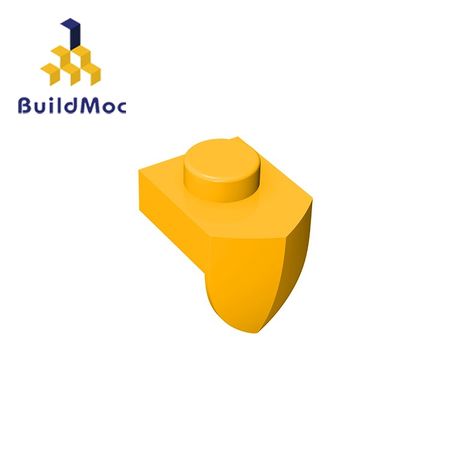 BuildMOC Compatible Assembles Particles 15070 1x1 For Building Blocks Parts DIY LOGO Educational Tech Parts Toys