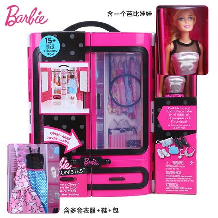 Original Barbie 6 dolls/Set Mini Birthday s With Dress Clothes  american Dolls girl Toys For Children Kids Boneca brinquedos