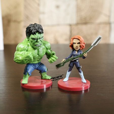 8pcs/set WCF Avengers 2  PVC Figure Toys Thor Hulk Iron Man Captain America Black Widow Hawkeye Loki