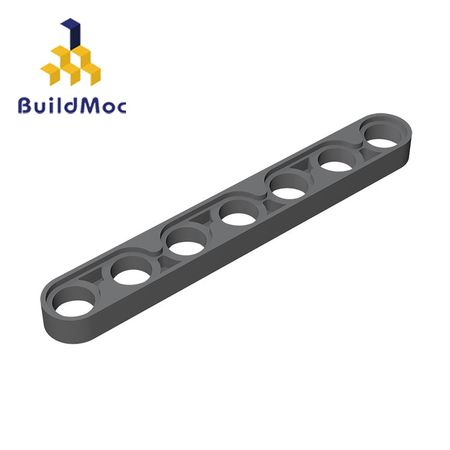 BuildMOC Compatible Assembles Particles 32065 1x7 For Building Blocks DIY LOGO Educational High-Tech Spare Toys