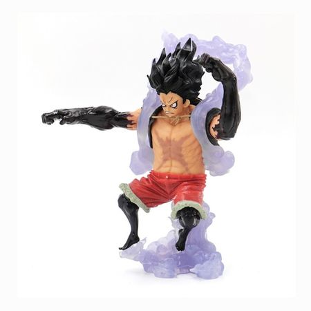 Anime One Piece King of Artist The Snake Man Luffy Snakeman One Piece Monkey D Luffy Gear 4 Figure PVC Collectible Model Toy