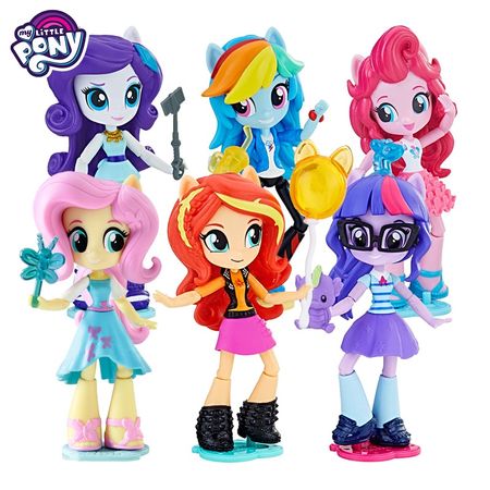 My Little Pony PVC Joints Move Model Dolls Friendship and Magic Rainbow Anime Figure Toys for Children Bonecas Reborn Baby Doll