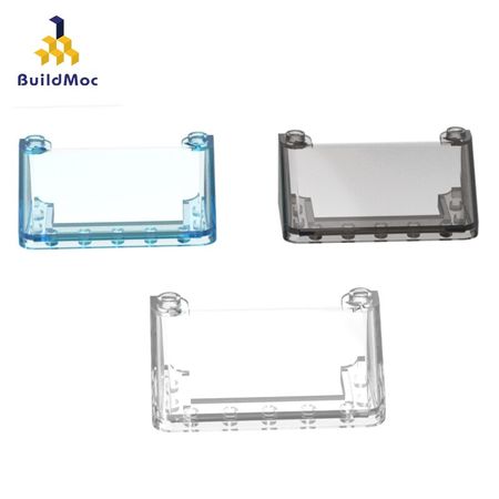 BuildMOC Compatible Assembles Particles 92583 3x6x2 automotive glass For Building Blocks Parts DIY LOGO Educational Tech Toys