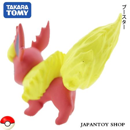 Takara Tomy Tomica Moncolle Ex Pokemon Emc13 Fire Flareon Baby Toys Pop Anime Figure Kids Dolls Magic Bauble