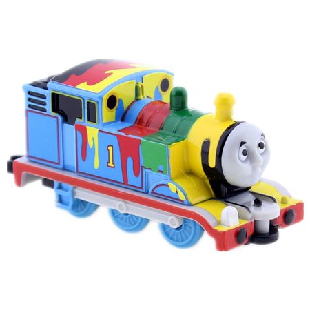 Takara Tomy Tomica No.08 Paint Percy The Tank Engine Train Model Kit Diecast Miniature Baby Toys Funny Magic Puppet