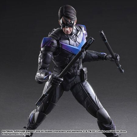 PLAY ARTS 27cm The Dark Knight batman Nightwing Action Figure Model Toys
