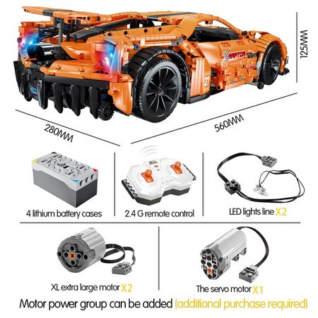3038pcs Creator RC/non-RC Racing Car Building Blocks City Technic Remote Control Sports Vehicle MOC Model Bricks Toys for Kids
