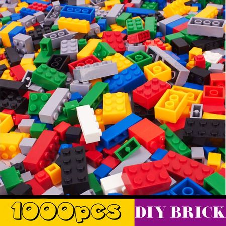 1000+pcs Building Blocks ABS Plastic Creative City Blocks DIY Building Bricks Educational Building Toys for Children Gift