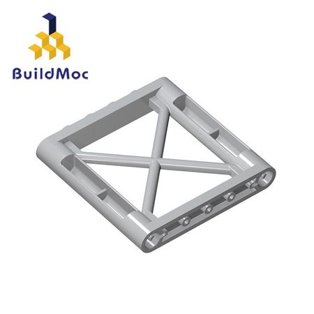 BuildMOC Compatible Assembles Particles 64448 1x6x5 For Building Blocks Parts DIY LOGO Educational Tech Parts Toys