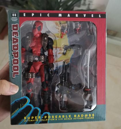 Marvel X-Men Deadpool Joints Moveable Poseable Super Hero Action Figure Model Toys 16cm