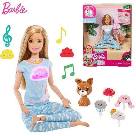 Meditation Barbie Doll Original Music Toys Girls Juguetes Baby Toy Doll  Barbie Clothes for Doll Toys for Girls Jointed Dolls