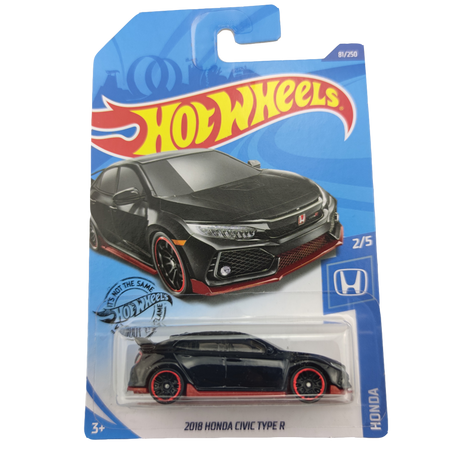 2020-81 Hot Wheels 1:64 Car 2018 HONDAs CIVICs TYPEs R ESTATEs Collector Edition Metal Diecast Model Cars Kids Toys Gift