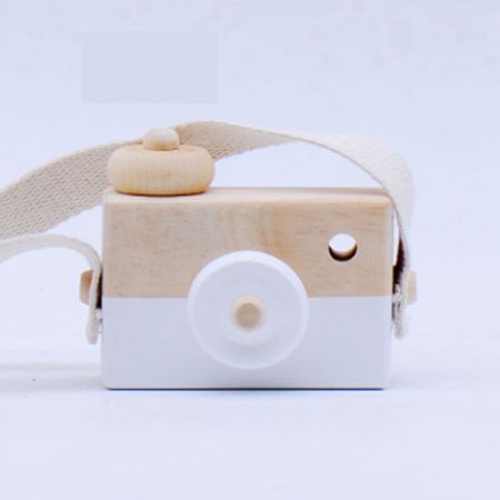 Tronzo 1Pcs Cute Mini Wooden Cameras Toy Safe Natural Educational Toy For Baby/Kids Christmas/Birthday Gift Dropship