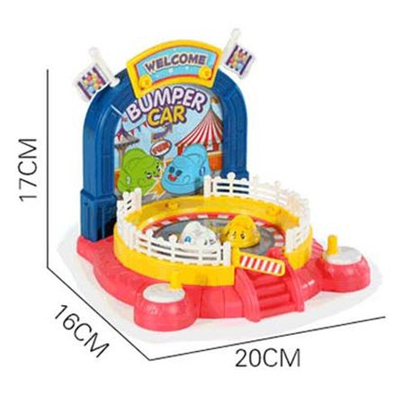 1:12 Dinosaur Egg Amusement Park Forest Animal Family Bumper Car Elevator Toy DIY Assembled Puzzle Park Model Toy Christmas Gift