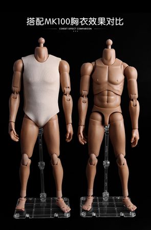 1/6 MK100 Vest Clothes Fit 12inch Male Standard Action Figure Body Toys