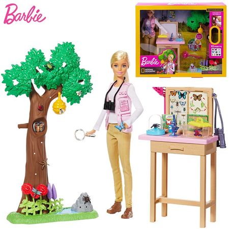 Barbie Doll Blond Fashionista National Geographic Entomologist DOLL & CLOTHING
