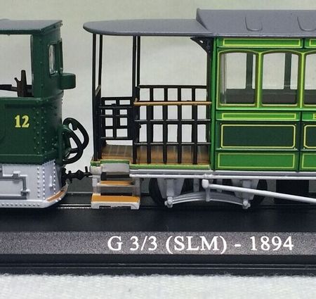1:87 G3/3 (SLM) - 1894 Swiss Rail Steam Locomotive Model Train Static