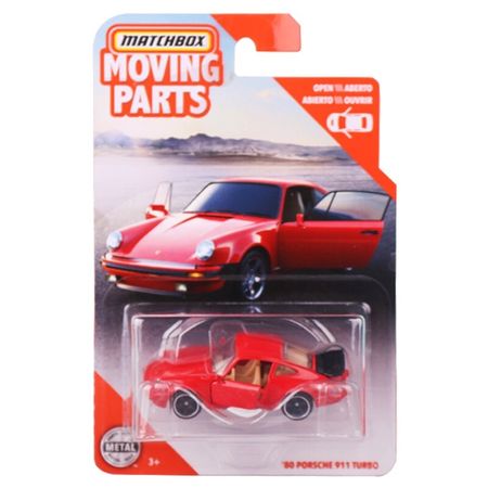 2020 Matchbox 1:64 Car 80 PORSCHE 911 TURBO Moving Parts Collective Edition Metal Diecast Car Alloy Model Car Kids Toys Gift