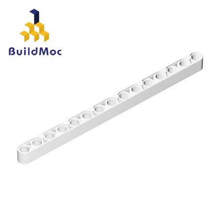 BuildMOC 64871 32278 Technic Liftarm 1 x 15 Thick For Building Blocks Parts DIY LOGO Educational Tech Parts Toys