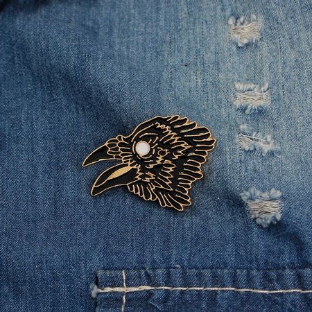 Forest Elf Collection Enamel Pins Cartoon Animals Brooches Butterfly Crow Bee Birds Brooch Pin Badges Gift for Boy Girl Kids