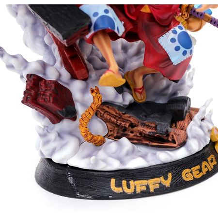 Anime One Piece Land Of Wano Country Monkey D Luffy Gear 3 PVC Action Figure Collection Model Toys