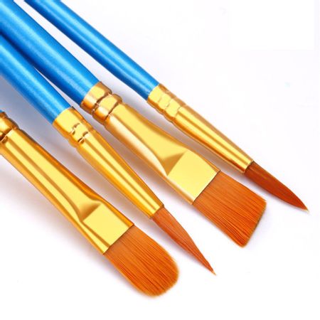 10Pcs Artist Nylon Hair Watercolor Paint Brush Set for Drawing Painting DIY Toy Water Color Soft Brushes Pen Kit Art Supplies